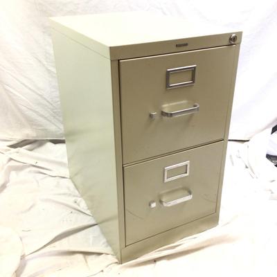 1388 HON Metal Two Drawer Filing Cabinet