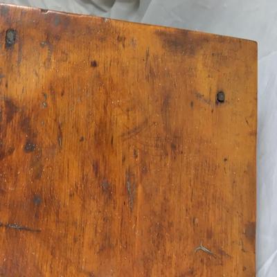 1389 Antique Pine Slant Front Lift Top Desk