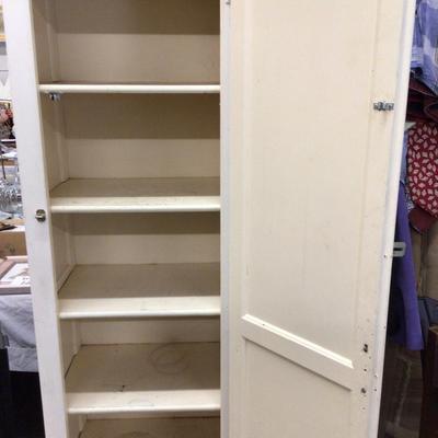 1405 Tall Painted Single Door Cabinet