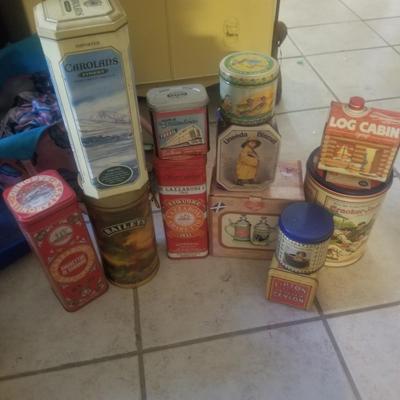 Assorted kitchen tin 12 in all