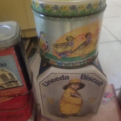 Assorted kitchen tin 12 in all