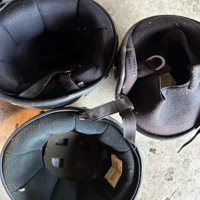 Lot of 3 Motorcycle Helmets