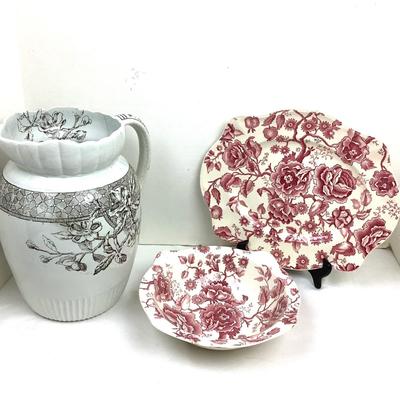 1398 Antique Ironstone Lot