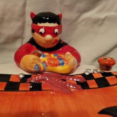 Halloween cermaic serving tray