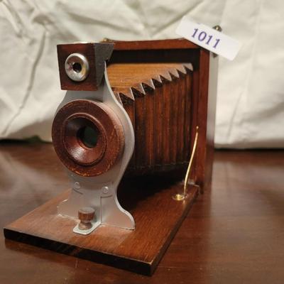 Vintage Music Box that looks like Camera