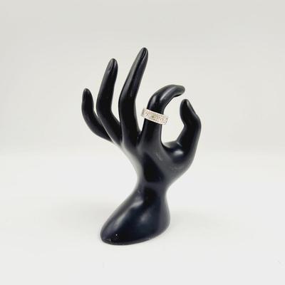 HANDCRAFTED .925 SILVER RING SIZE 6.5