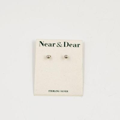 STERLING SILVER PIERCED EARRING SET