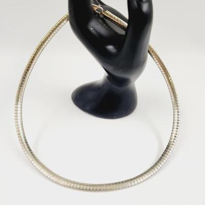 . 925 SILVER HEAVY NECKLACE
