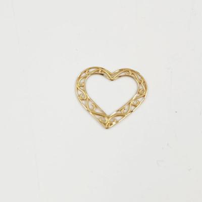 14K HEART PENDANT