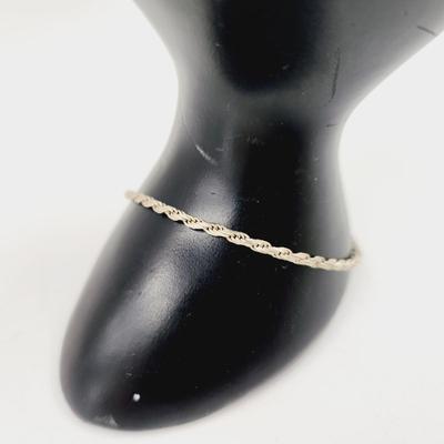 . 925 SILVER BRAIDED BRACELET