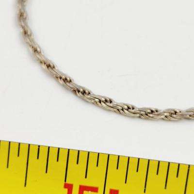 . 925 SILVER BRAIDED BRACELET