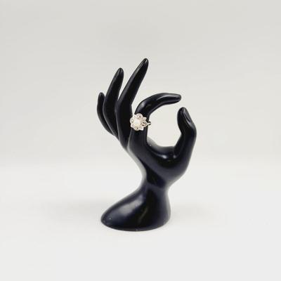 14 K WHITE GOLD RING WITH PEARL? SEE DESCRIPTION