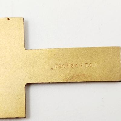 1/20 12K GOLD FILLED CROSS PENDANT