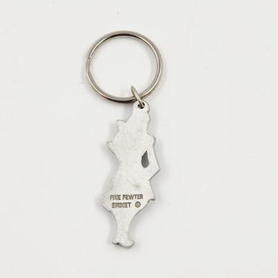 PEWTER LEPRECHAUN KEYCHAIN