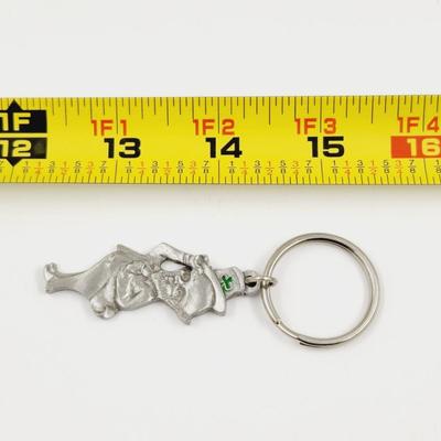 PEWTER LEPRECHAUN KEYCHAIN
