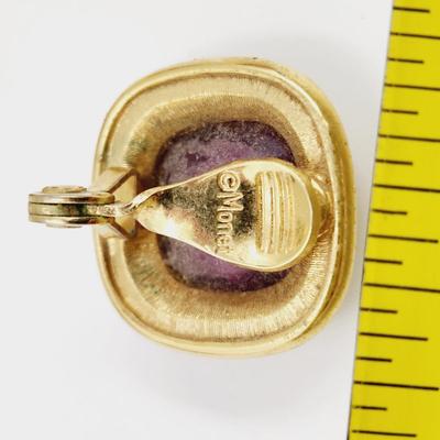 MONET & LCI GOLD TONED CLIP ON EARRINGS BUNDLE