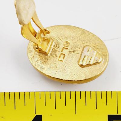MONET & LCI GOLD TONED CLIP ON EARRINGS BUNDLE