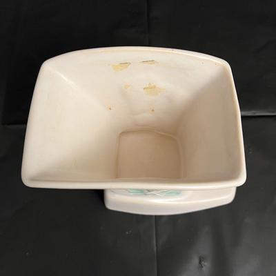 Vintage Roseville U.S.A. 756 Light Blue and White Small Planter or Vase