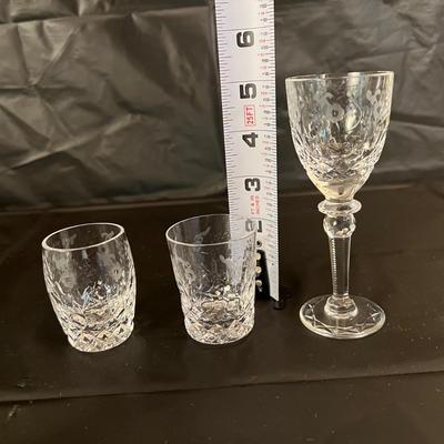 Lot of 16 Rogaska Crystal Shot Glasses and Sherry Glasses