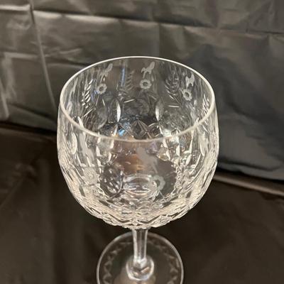 Lot of 4 Rogaska Crystal Wine Glasses