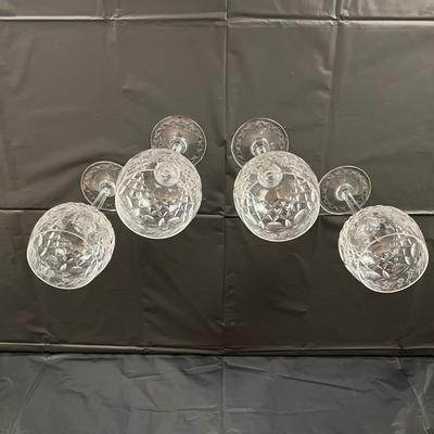 Lot of 4 Rogaska Crystal Wine Glasses