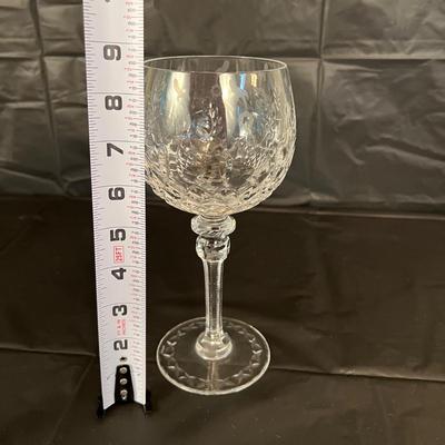 Lot of 4 Rogaska Crystal Wine Glasses