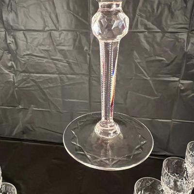 Lot of 10 Rogaska Crystal White Wine Glasses