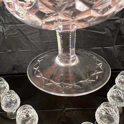 Lot of 8 Rogaska Crystal Scotch Whiskey Snifter Goblet Glasses