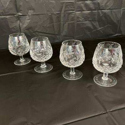 Lot of 8 Rogaska Crystal Scotch Whiskey Snifter Goblet Glasses