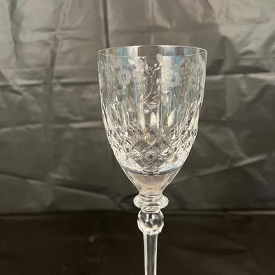 Lot of 10 Rogaska Crystal White Wine or Champagne Glasses