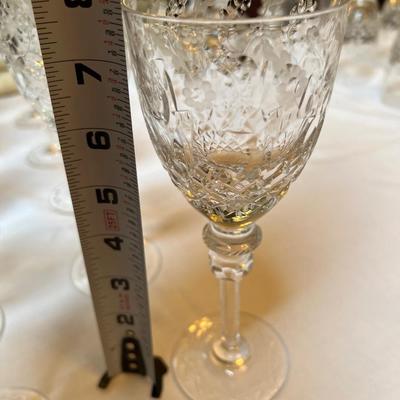 Lot of 10 Rogaska Crystal White Wine or Champagne Glasses