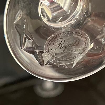 Lot of 10 Rogaska Crystal White Wine or Champagne Glasses