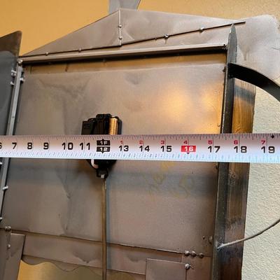Modern Abstract Art Signed Floor Clock