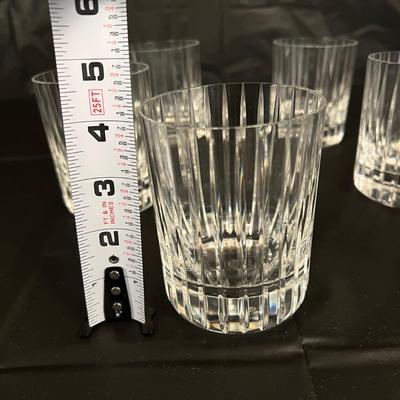 Lot of 6 Baccarat Harmonie Crystal Tumbler Glasses
