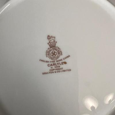 Large Lot of Royal Doulton Carlyle China Dish Set