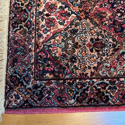 Lot of 2 Antique Art Nouveau 1930s Runner Accent Rugs