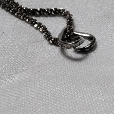 "Love Is Gentle, Love Is Kind" Engraved Italian 925 24" Necklace