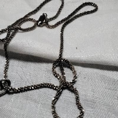 "Love Is Gentle, Love Is Kind" Engraved Italian 925 24" Necklace