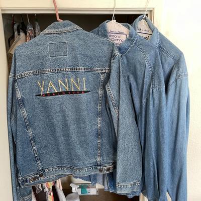 LOT 133  YANNI DENIM TOUR JACKET & DENIM SHIRTS