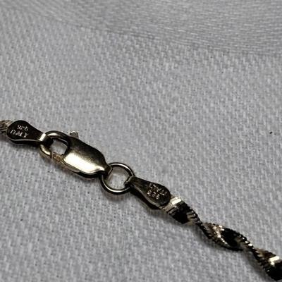 Ross Simons Ruby And Diamonds Gold Vermeil 18" Italian Necklace