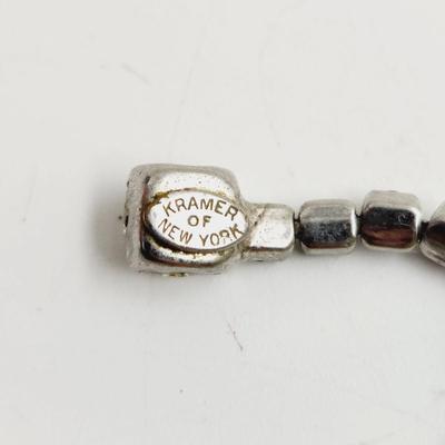 VINTAGE KRAMER OF NEW YORK RHINESTONE NECKLACE