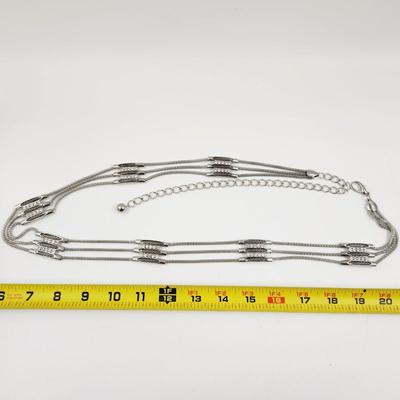 VINTAGE ADJUSTABLE WRAPPED CHAIN BELT