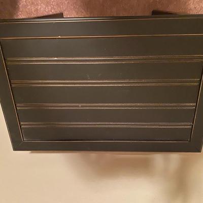 Black occasional table