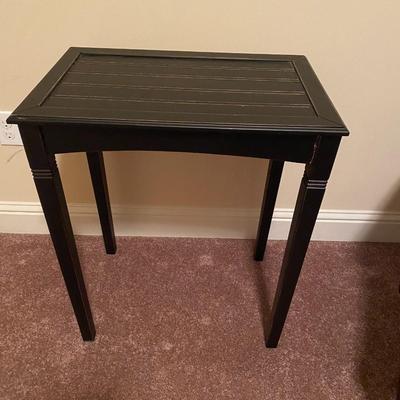Black occasional table