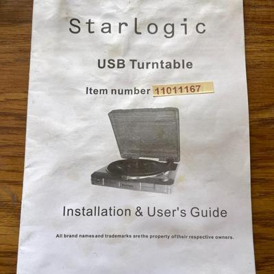 LOT 155  STARLOGIC USB TURNTABLE VINYL TO COMPUTER