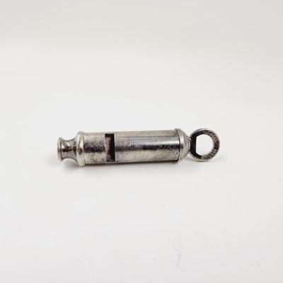 VINTAGE NEMAN MARCUS SILVER PLATED WHISTLE