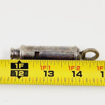 VINTAGE NEMAN MARCUS SILVER PLATED WHISTLE