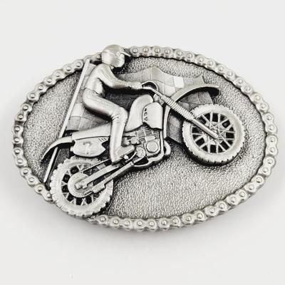 1983 BERGAMONT S146 MOTORCYCLE GUY COLLECTABLE BELT BUCKLE