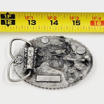 1983 BERGAMONT S146 MOTORCYCLE GUY COLLECTABLE BELT BUCKLE