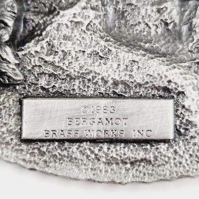 1983 BERGAMONT S146 MOTORCYCLE GUY COLLECTABLE BELT BUCKLE